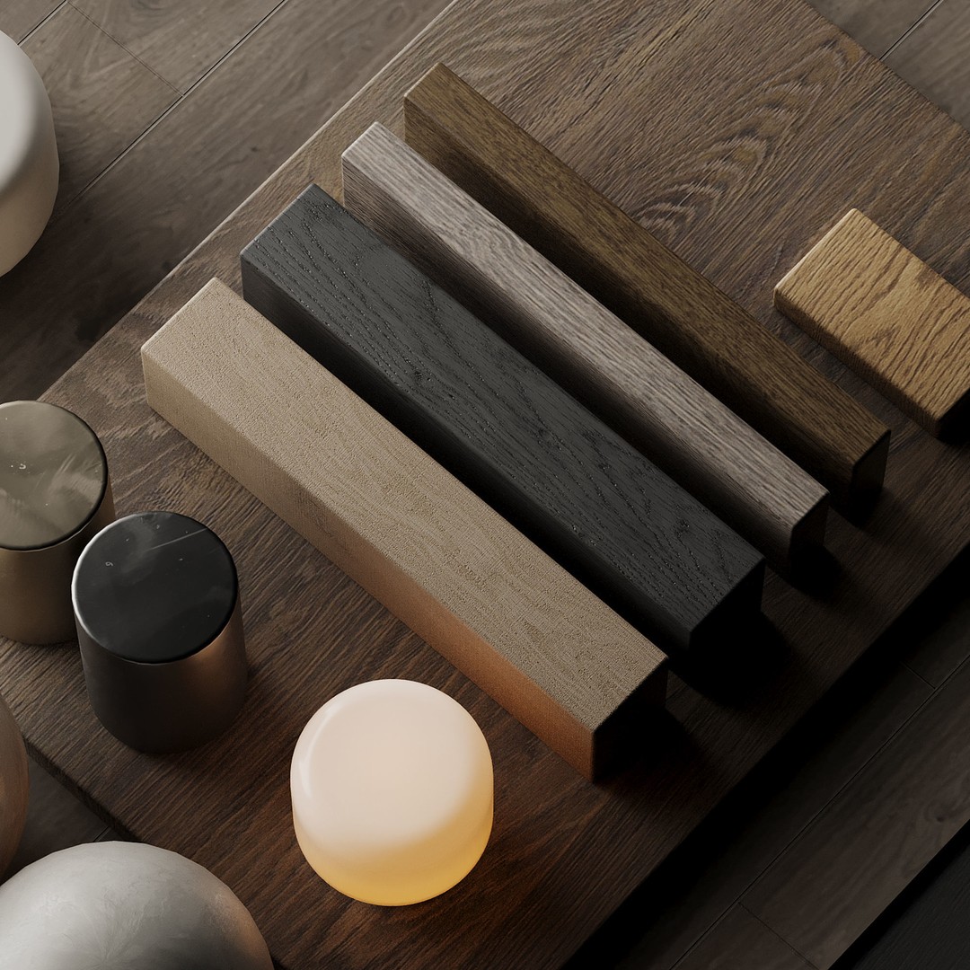 Beige Minimalist Materials Pack 3D Model – High-Quality Textures for Interior Design - View 4