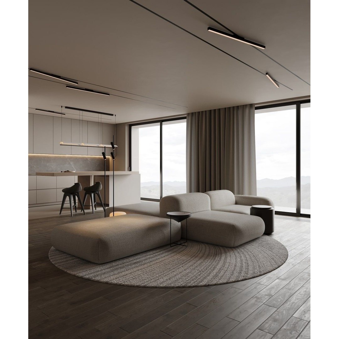 Beige Minimalist Materials Pack 3D Model – High-Quality Textures for Interior Design - View 6
