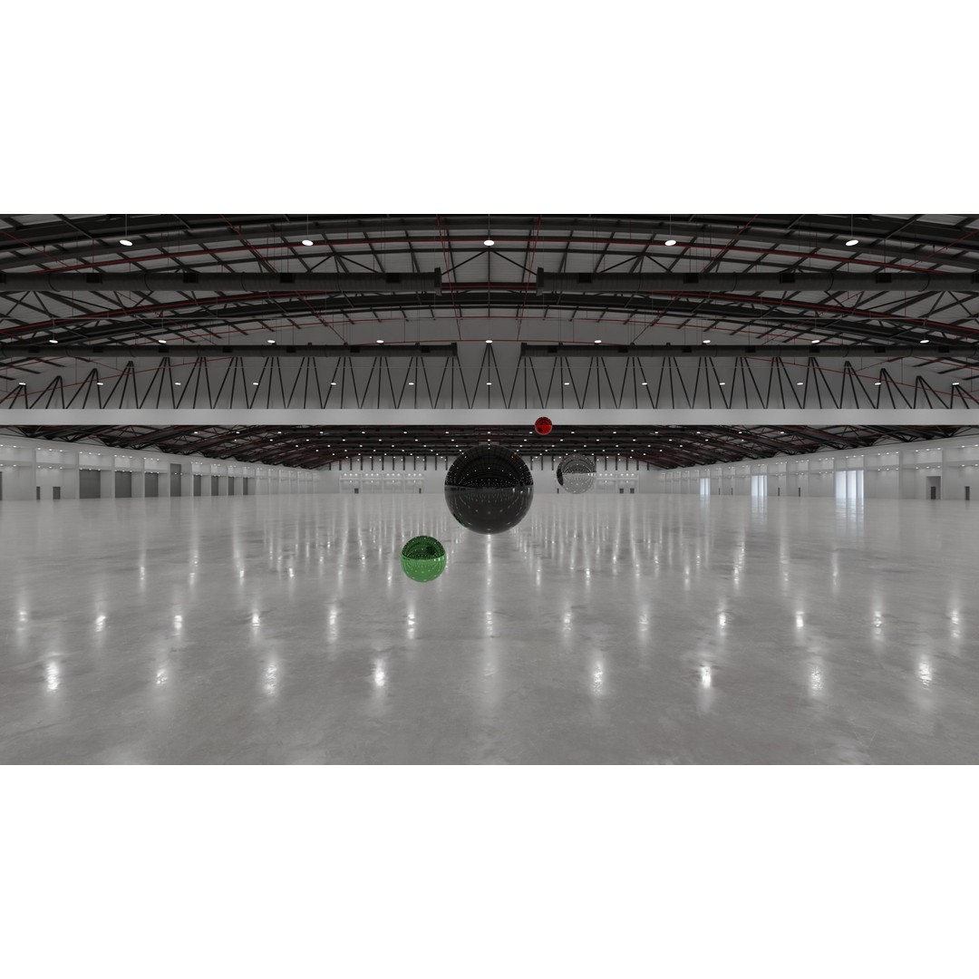 HDRI Exhibition Hall Interior 3D Model – High Resolution Textures, EXR & HDR - View 3