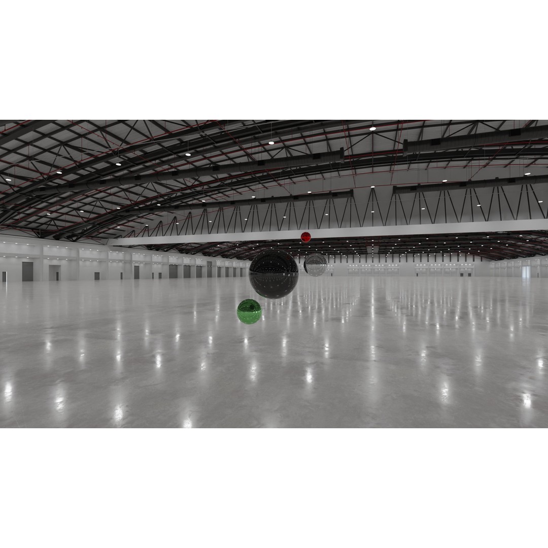 HDRI Exhibition Hall Interior 3D Model – High Resolution Textures, EXR & HDR - View 4