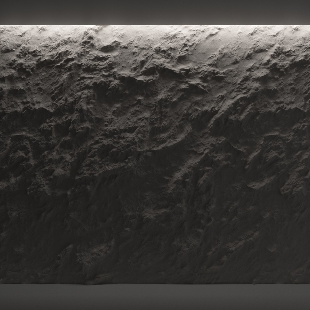 Stone Wall 3D Model – High-Quality PBR Textures, FBX, OBJ - View 4