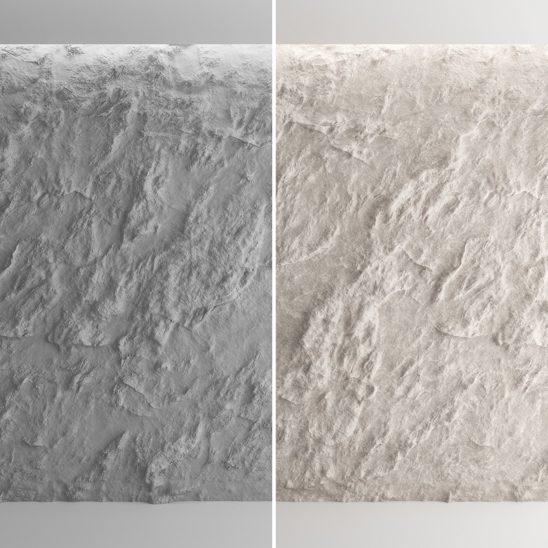 Stone Wall 3D Model – High-Quality PBR Textures, FBX, OBJ - View 6