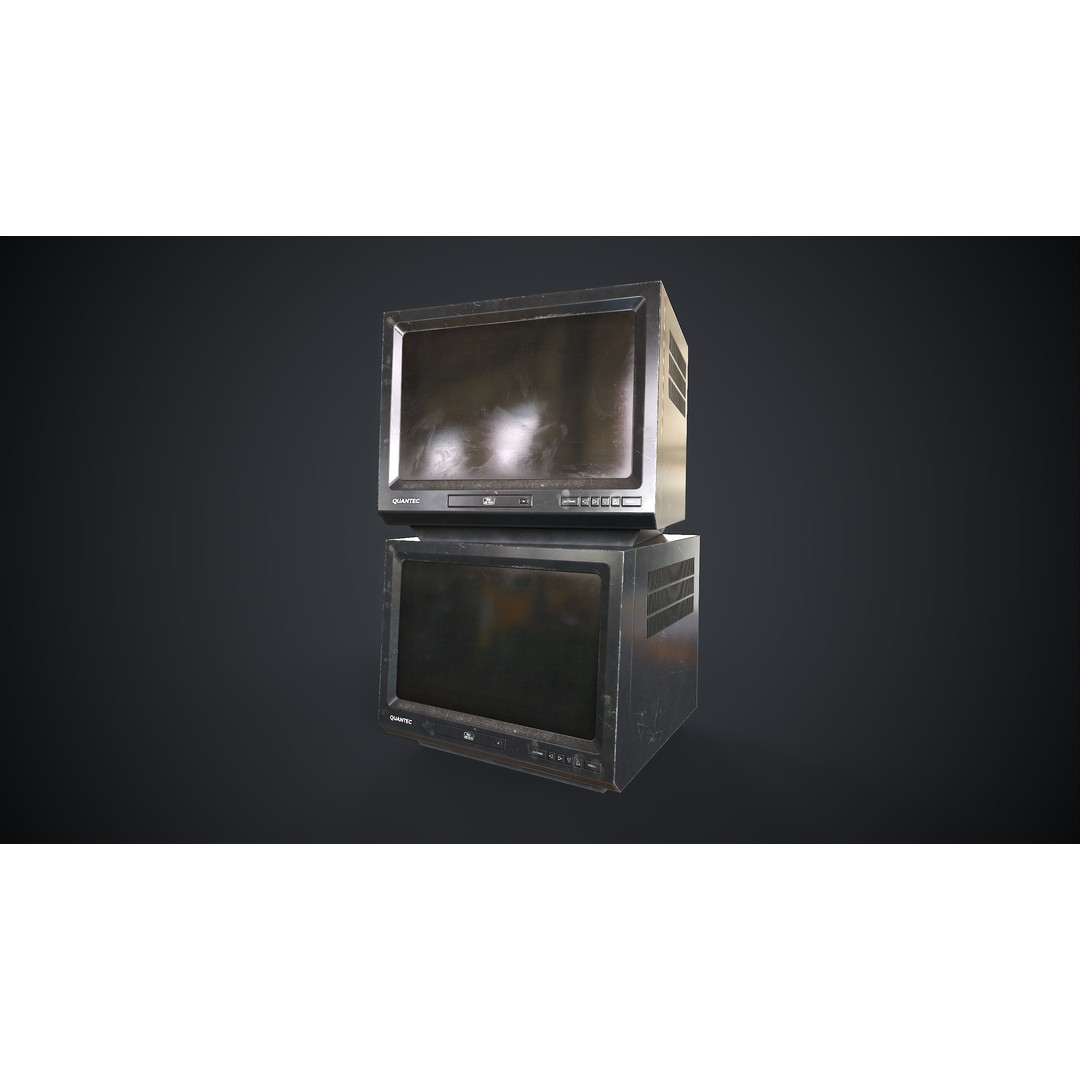 Retro Portable Computer 3D Model – Low Poly Game Asset, PBR Textures - View 15