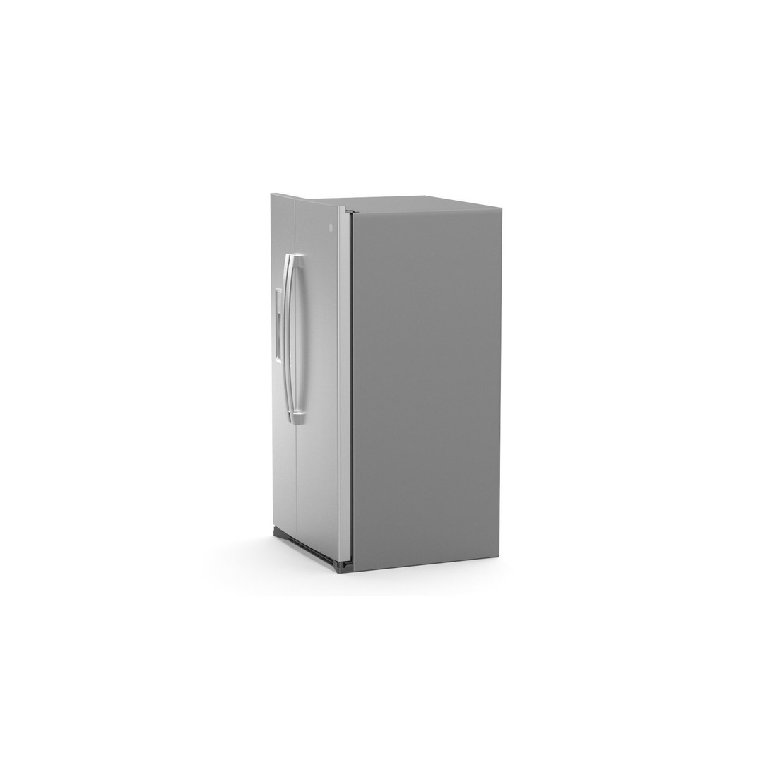 GE Side by Side Refrigerator 3D Model – High Poly PBR Asset, FBX - View 30