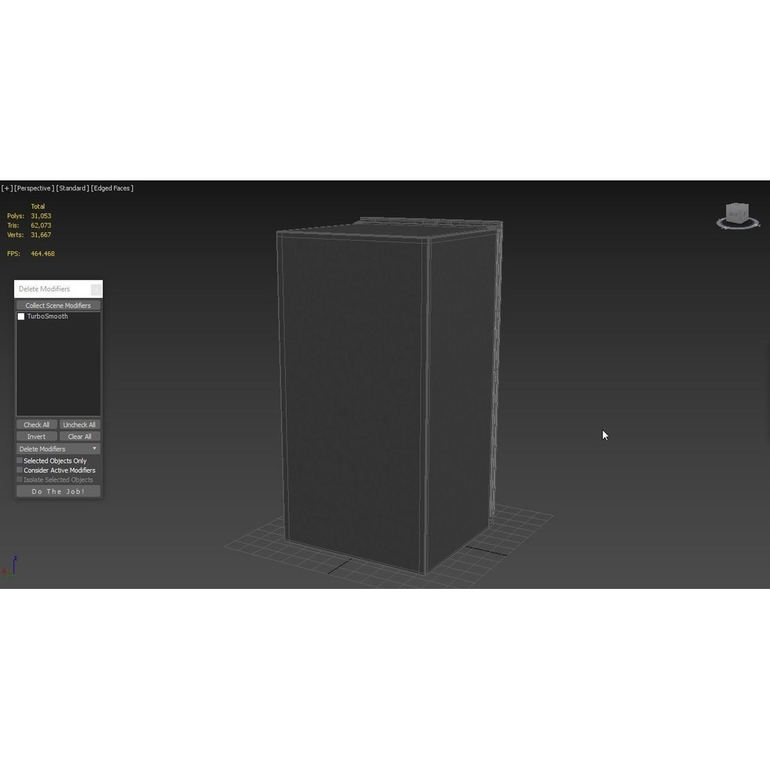 GE Side by Side Refrigerator 3D Model – High Poly PBR Asset, FBX - View 9