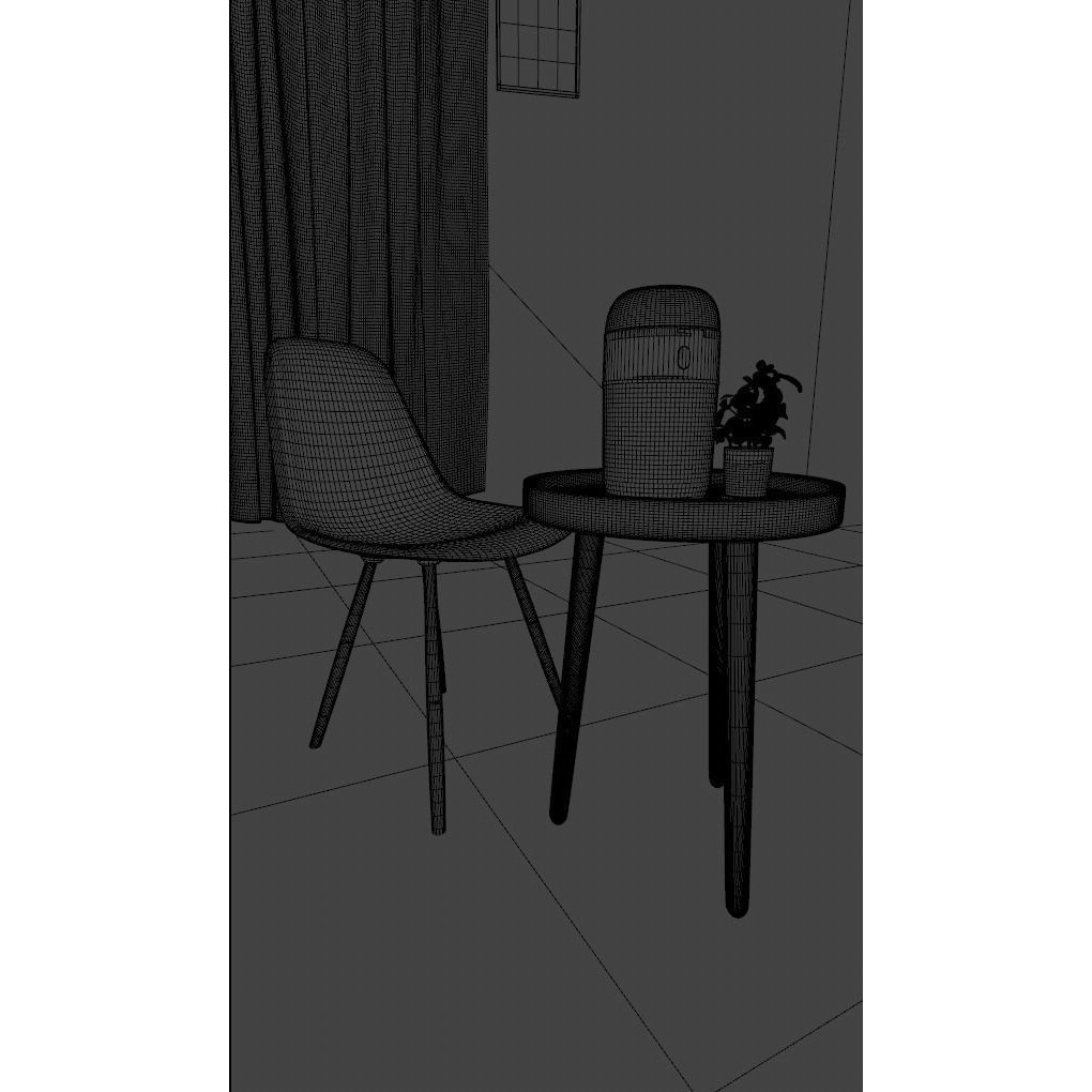 Dyson 3D Model – Modern Furniture Set with Textures, C4D & Redshift - View 8