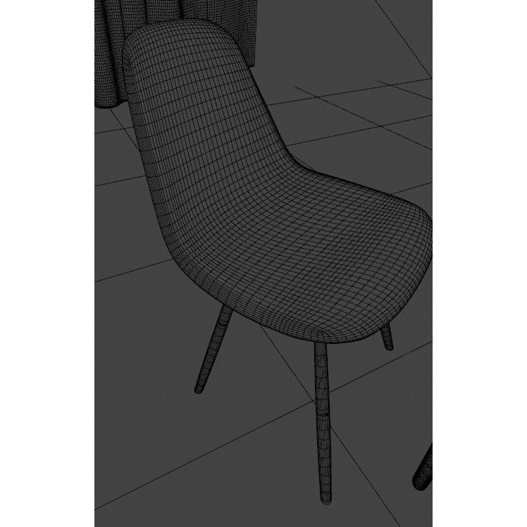 Dyson 3D Model – Modern Furniture Set with Textures, C4D & Redshift - View 9