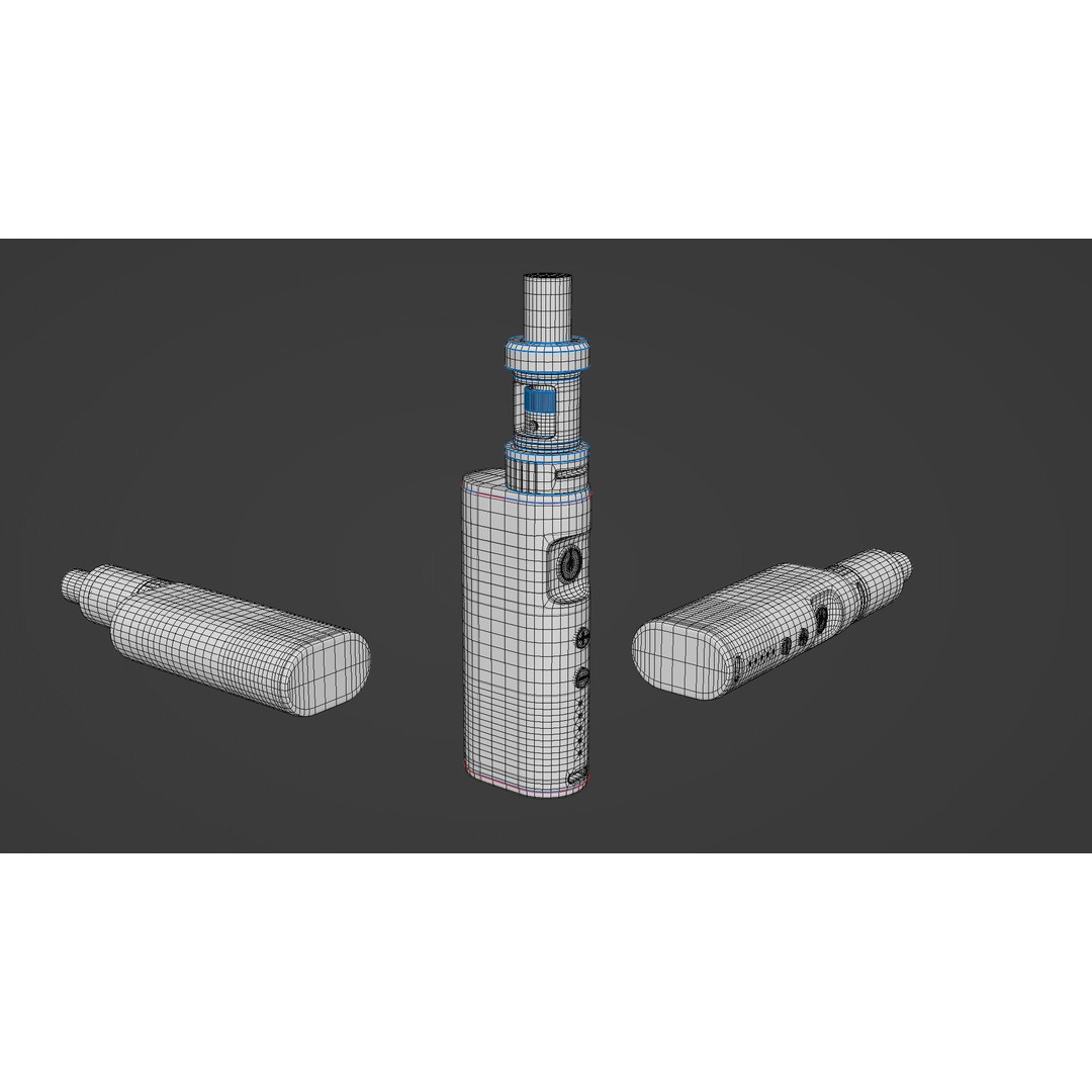 E-Cigarette Vape 3D Model – Low Poly Game Asset, FBX