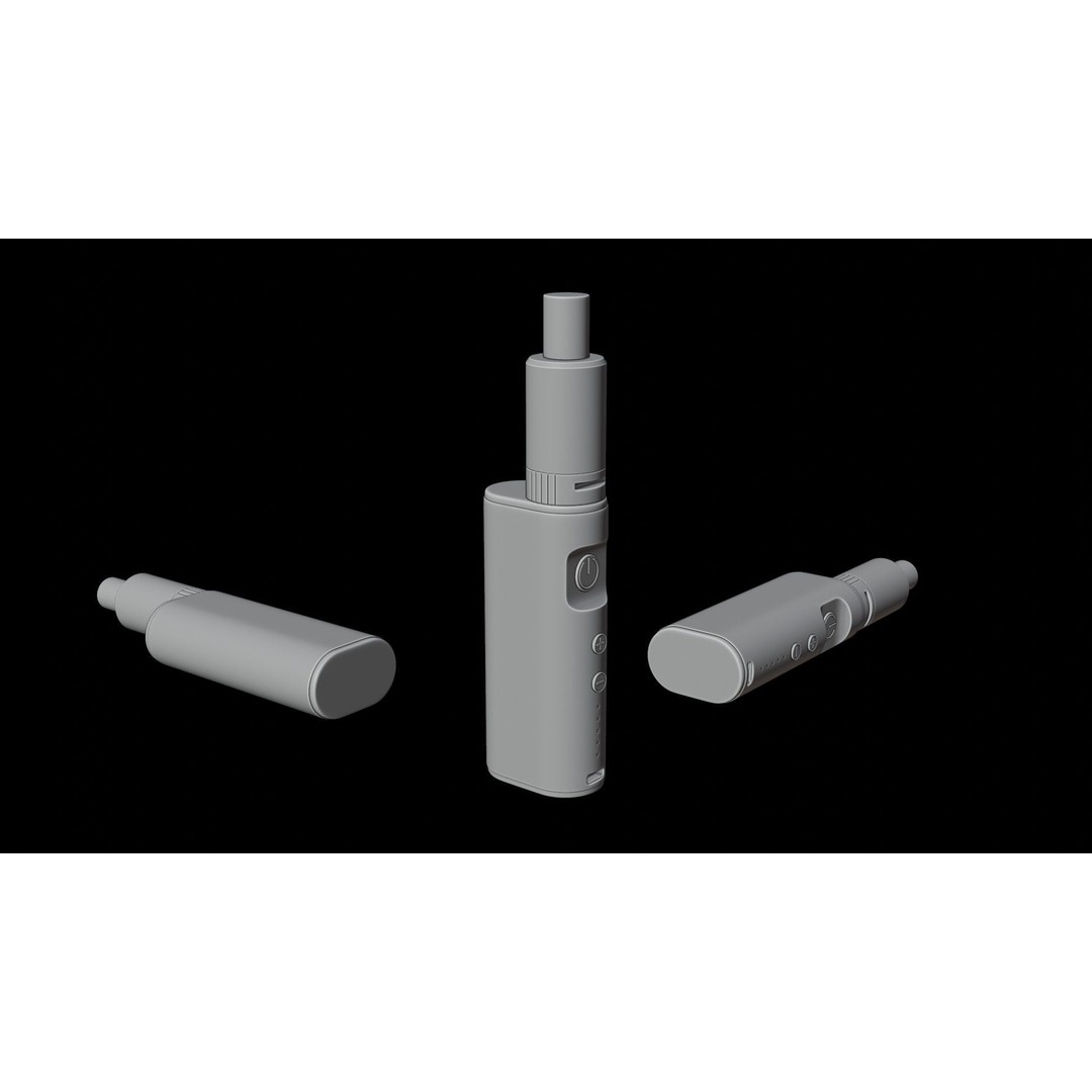 E-Cigarette Vape 3D Model – Low Poly Game Asset, FBX - View 11