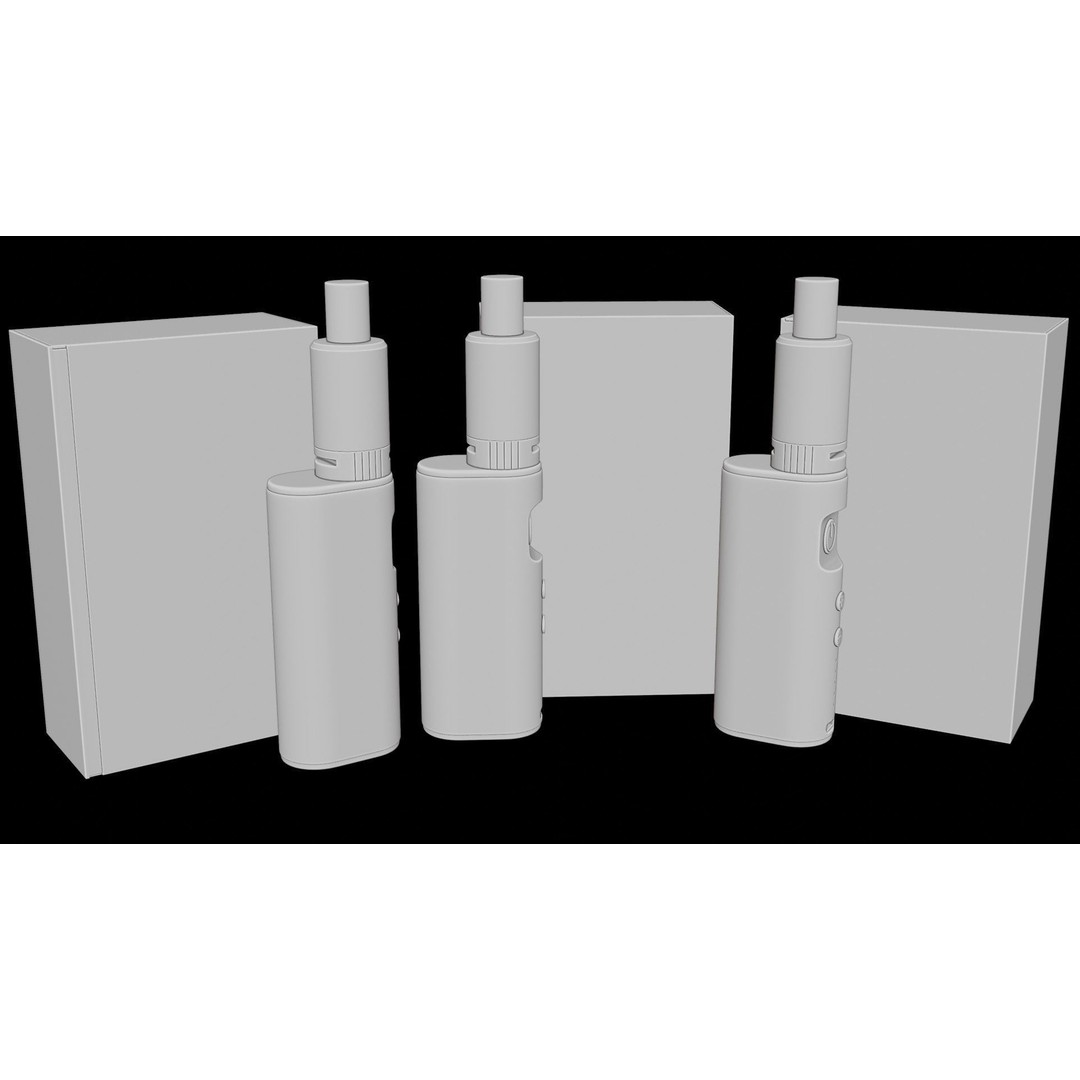 E-Cigarette Vape 3D Model – Low Poly Game Asset, FBX - View 15