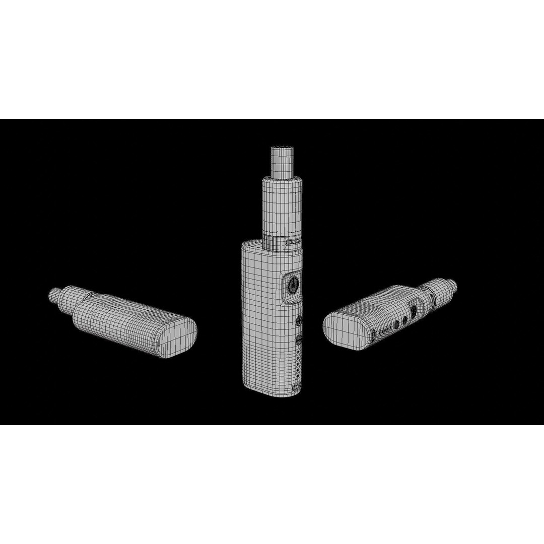 E-Cigarette Vape 3D Model – Low Poly Game Asset, FBX - View 21