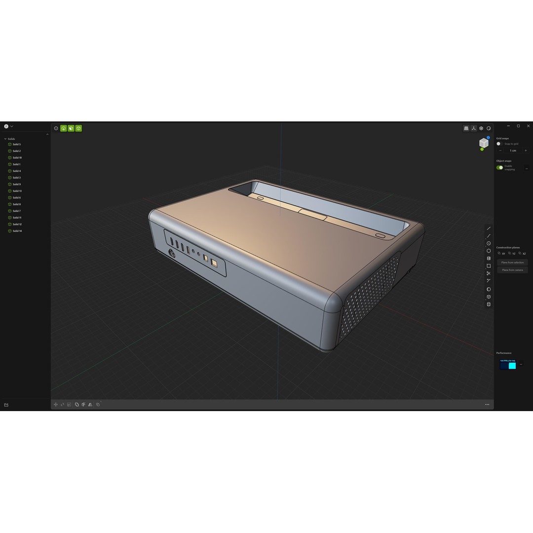 Xiaomi Laser Projector 3D Model – High Detail UST Design, PBR Textures - View 11