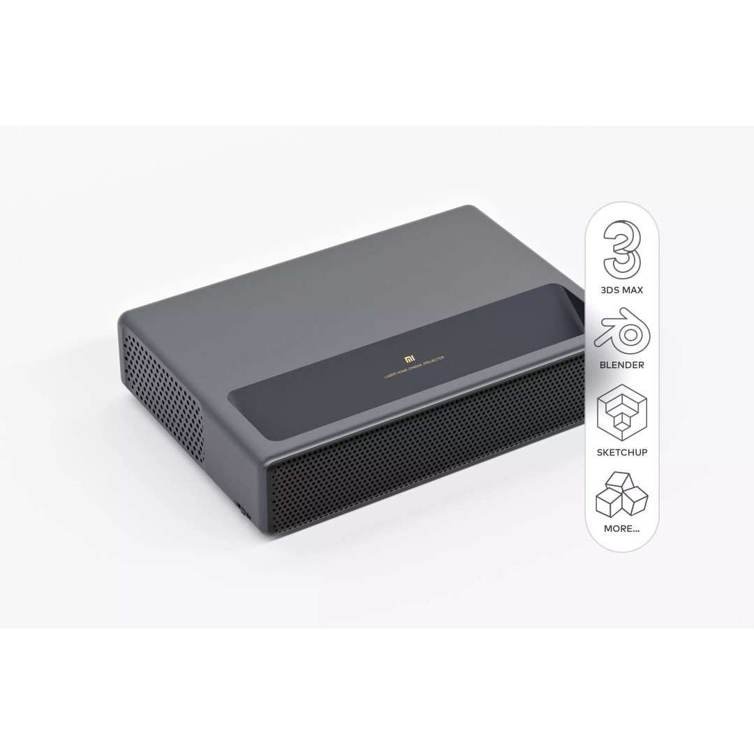 Xiaomi Laser Projector 3D Model – High Detail UST Design, PBR Textures - View 2