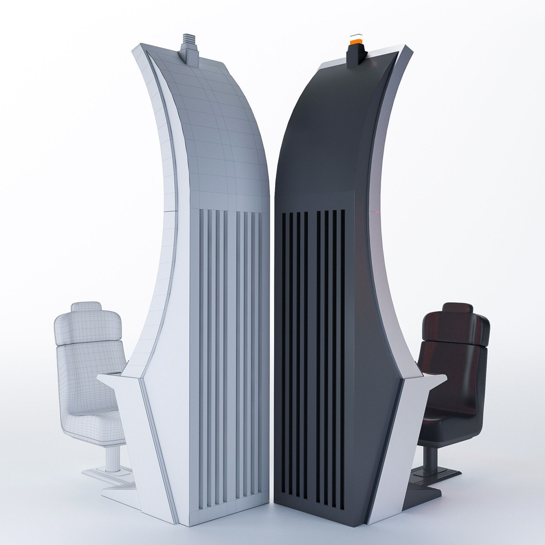 Arc Double Slot Machine 3D Model – Low Poly Casino Asset, FBX, OBJ - View 12