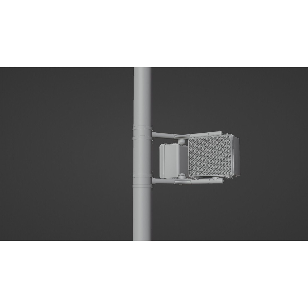 Traffic Light 3D Model – Realistic Urban Asset with PBR Textures - View 17