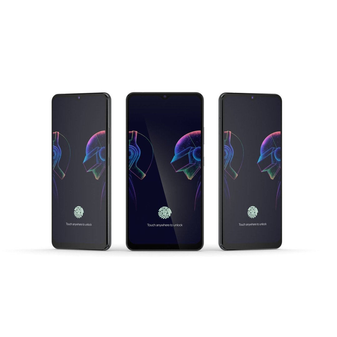 Generic Smartphone 3D Model – Realistic Mobile Concept, FBX, OBJ - View 12