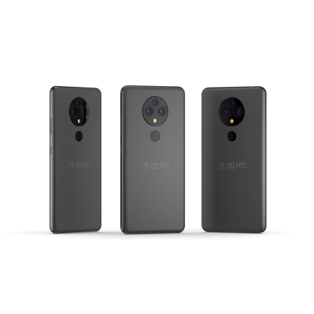 Generic Smartphone 3D Model – Realistic Mobile Concept, FBX, OBJ - View 13