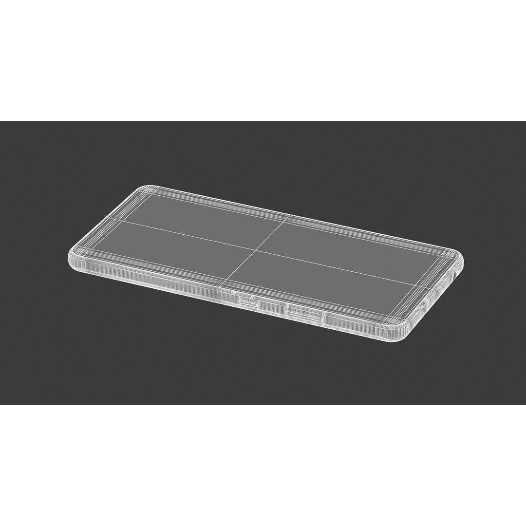 Generic Smartphone 3D Model – Realistic Mobile Concept, FBX, OBJ - View 19