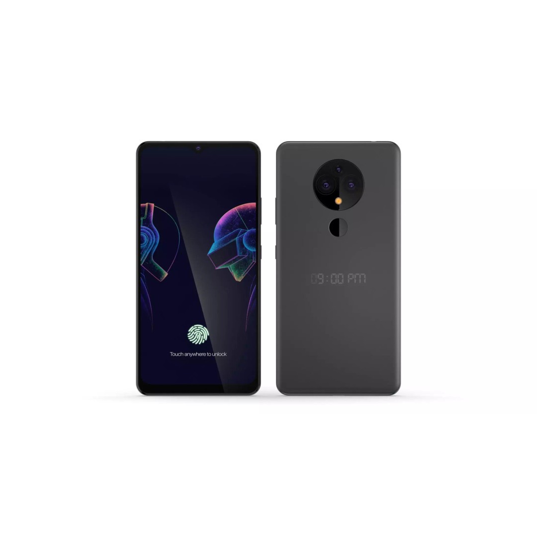Generic Smartphone 3D Model – Realistic Mobile Concept, FBX, OBJ - View 2