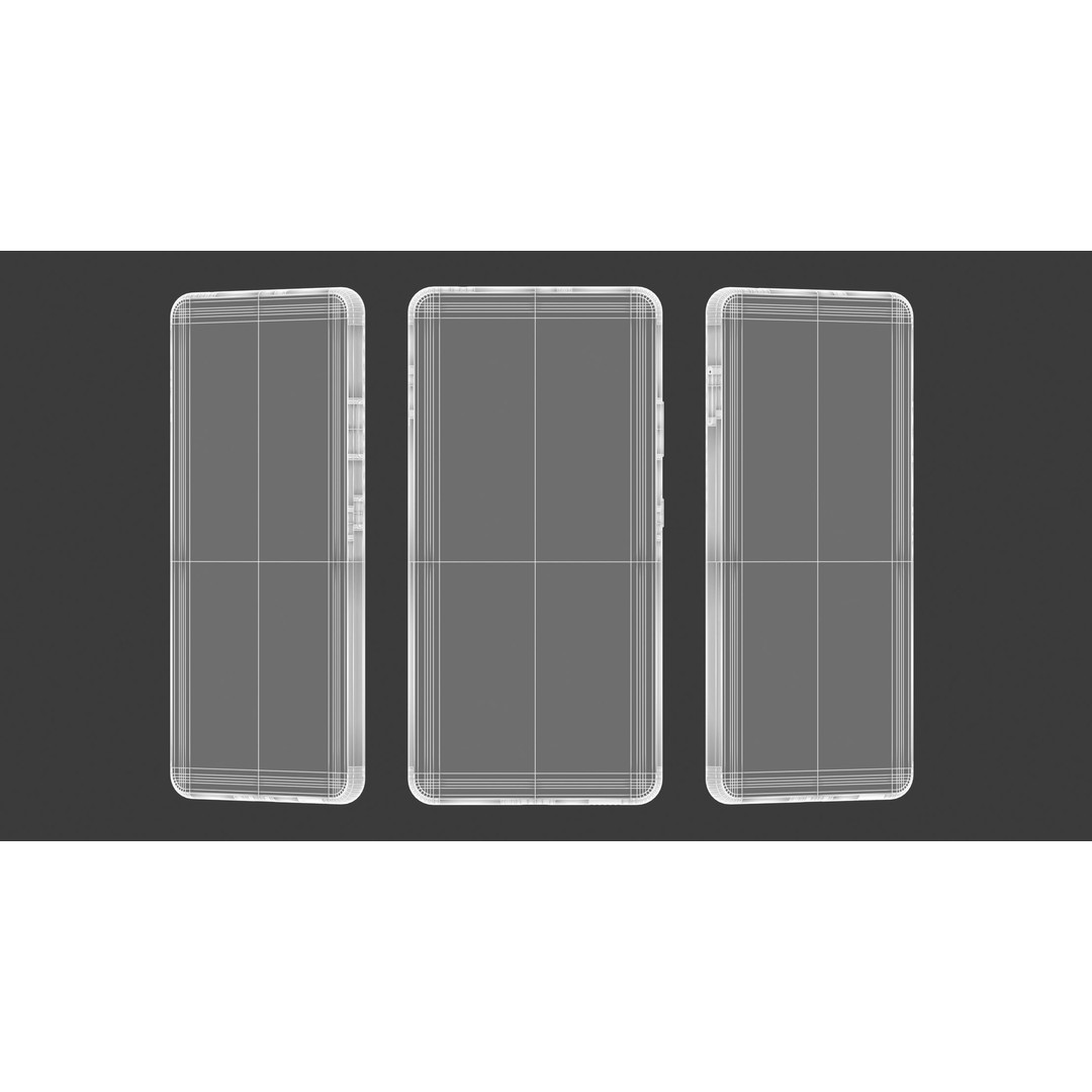 Generic Smartphone 3D Model – Realistic Mobile Concept, FBX, OBJ - View 22