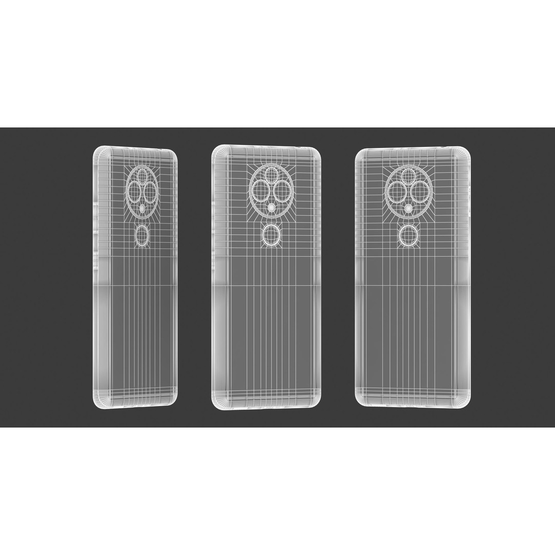 Generic Smartphone 3D Model – Realistic Mobile Concept, FBX, OBJ - View 23
