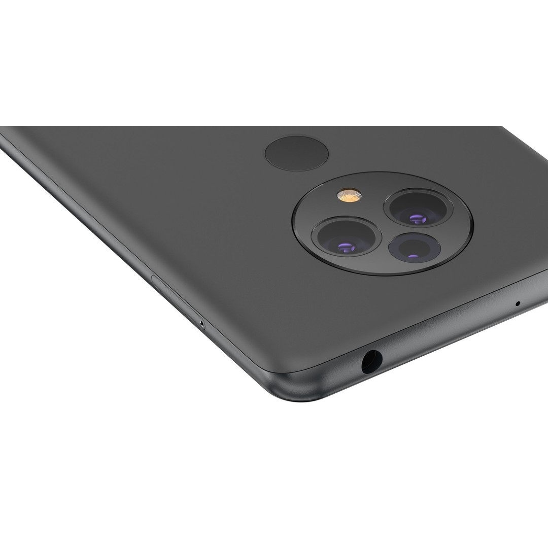 Generic Smartphone 3D Model – Realistic Mobile Concept, FBX, OBJ - View 3