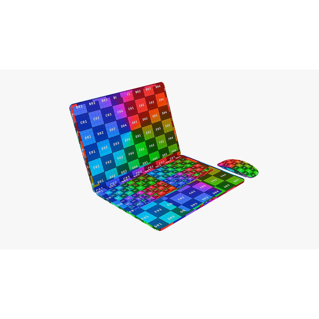 Apple MacBook Air M2 3D Model – High Poly PBR Asset, FBX, OBJ