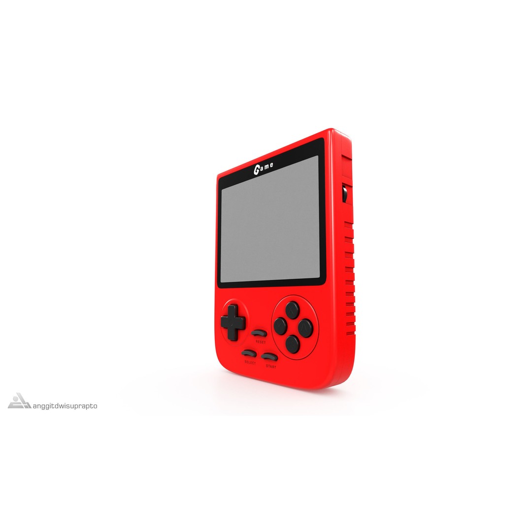 Portable Gaming Device 3D Model – Low Poly PBR Game Asset, FBX - View 3
