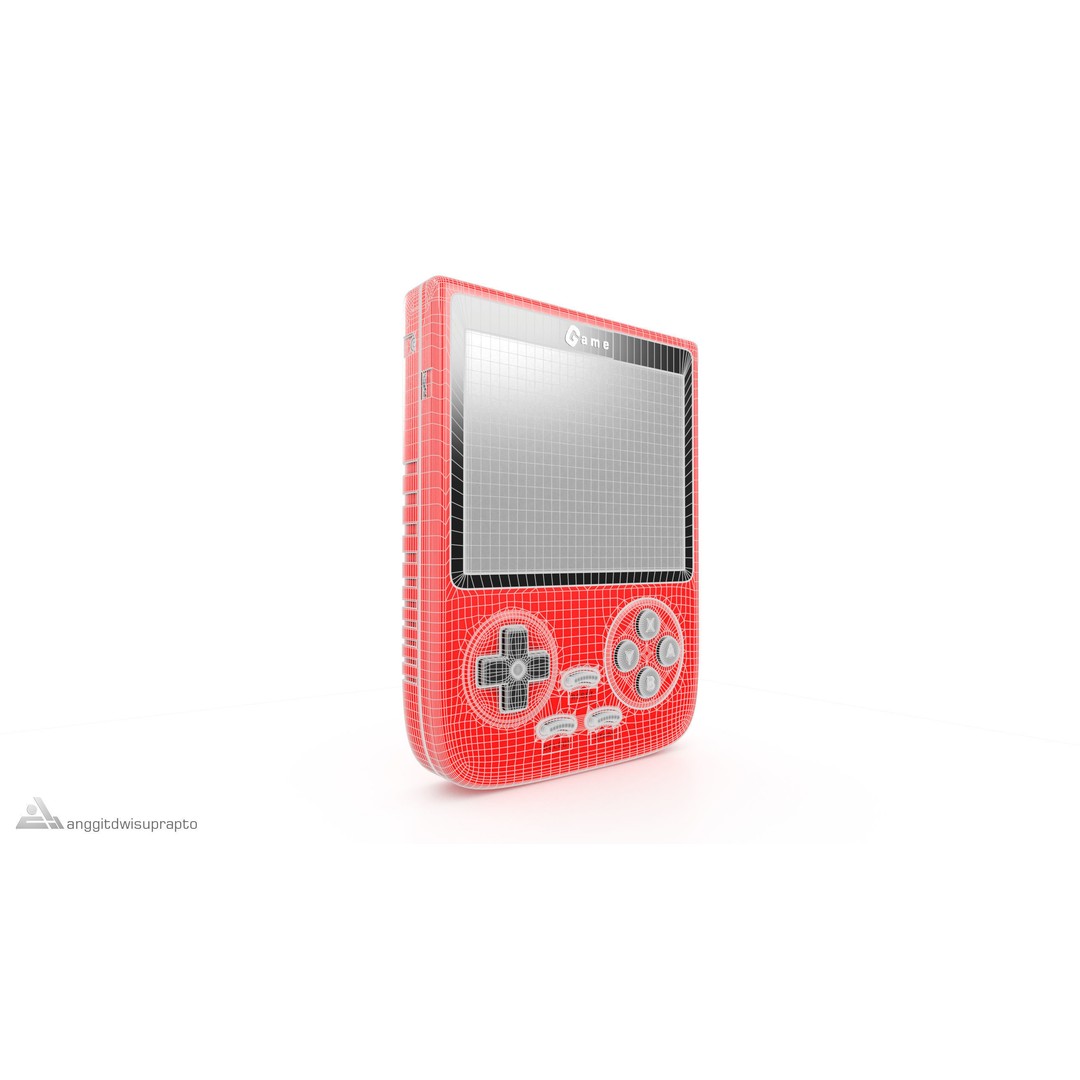 Portable Gaming Device 3D Model – Low Poly PBR Game Asset, FBX - View 7