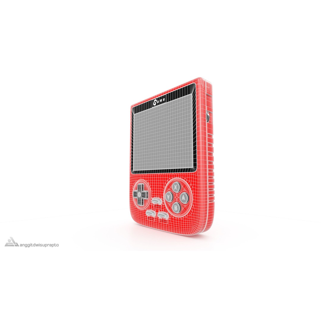Portable Gaming Device 3D Model – Low Poly PBR Game Asset, FBX - View 8
