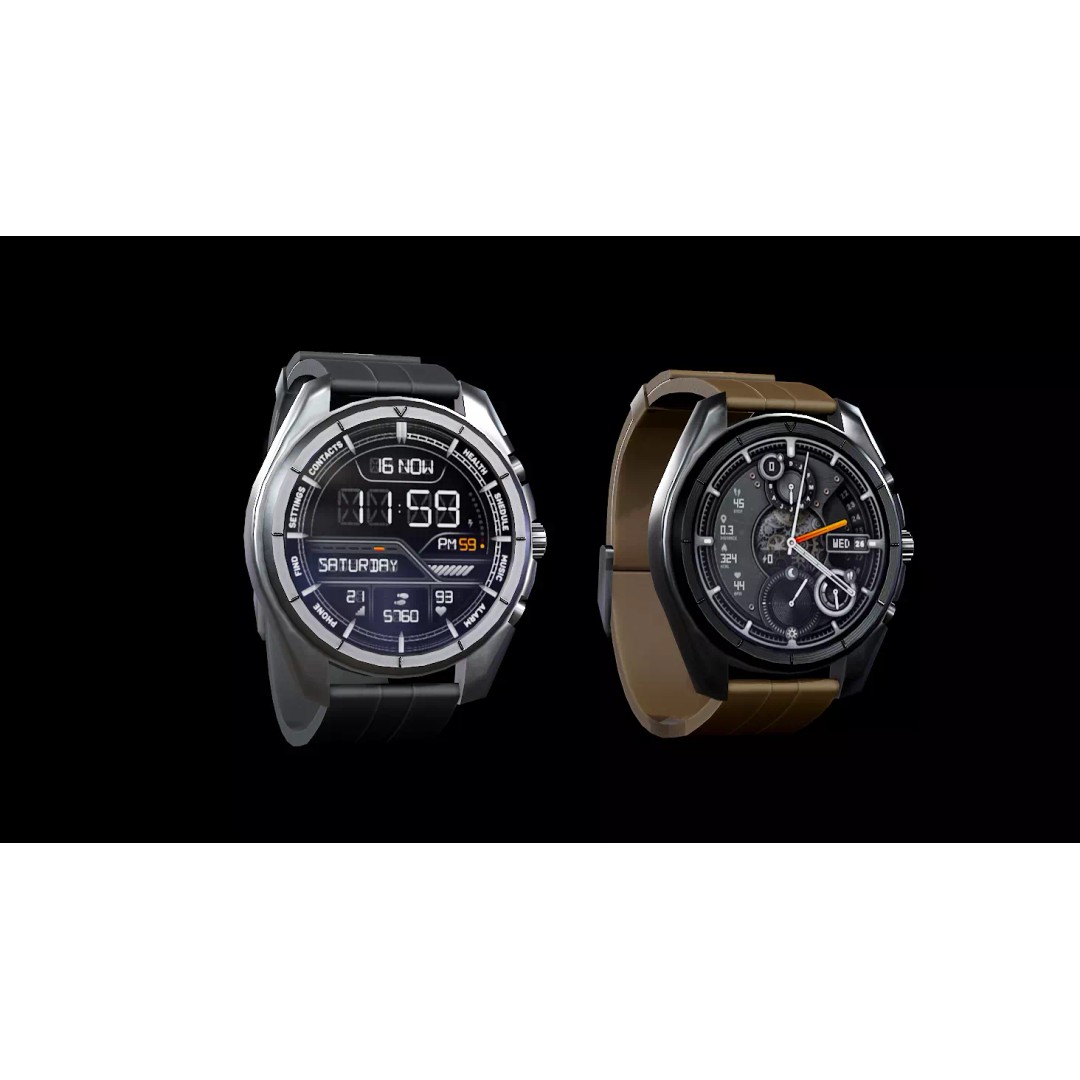 Smart Watch 3D Model – Low Poly PBR Asset, FBX, Blender - View 2