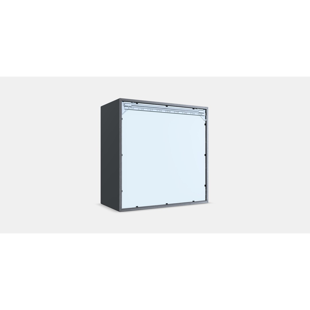 EKET Wall-mounted Shelving Unit 3D Model – Low Poly PBR Asset, FBX/OBJ