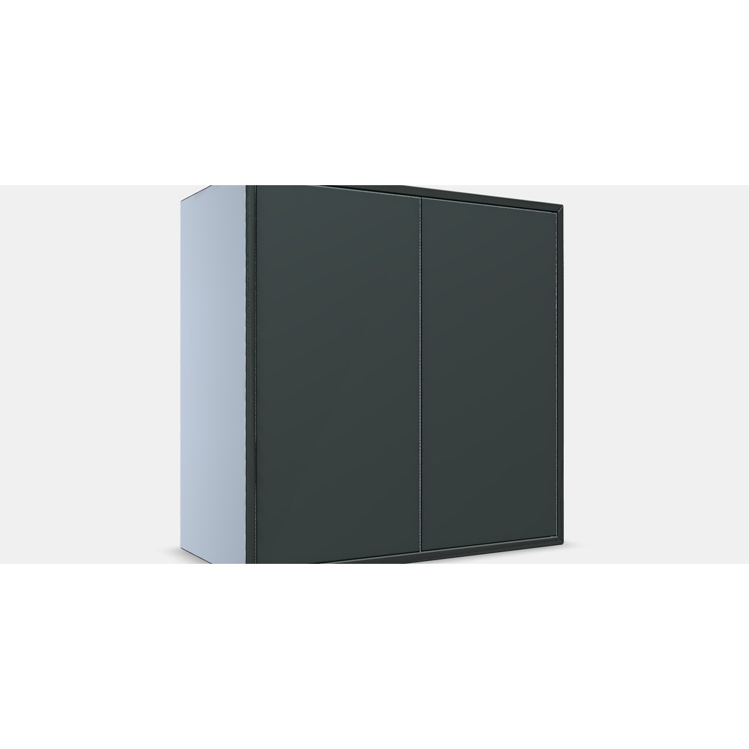 EKET Wall-mounted Shelving Unit 3D Model – Low Poly PBR Asset, FBX/OBJ - View 10