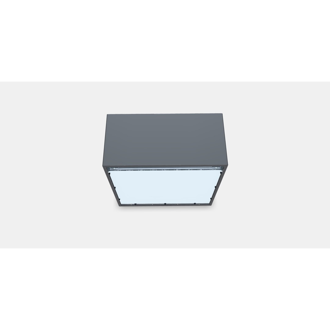 EKET Wall-mounted Shelving Unit 3D Model – Low Poly PBR Asset, FBX/OBJ - View 4