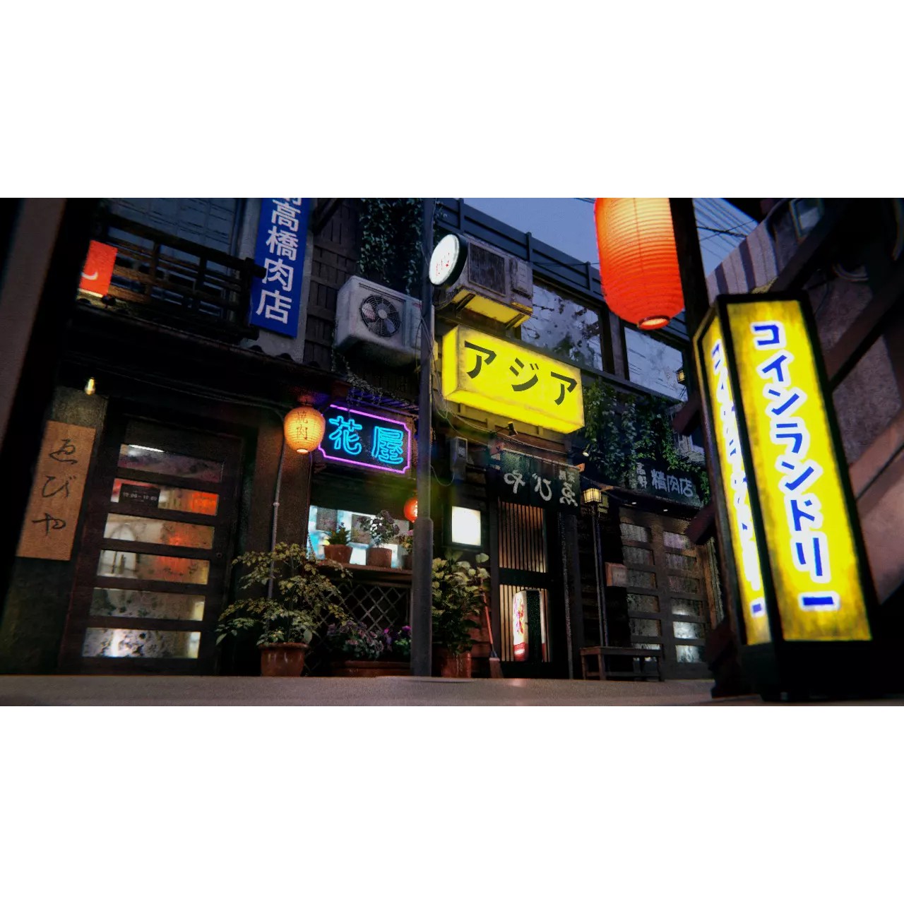 Japanese City Streets Pack - Low-Poly Game-Ready 3D Model - View 26