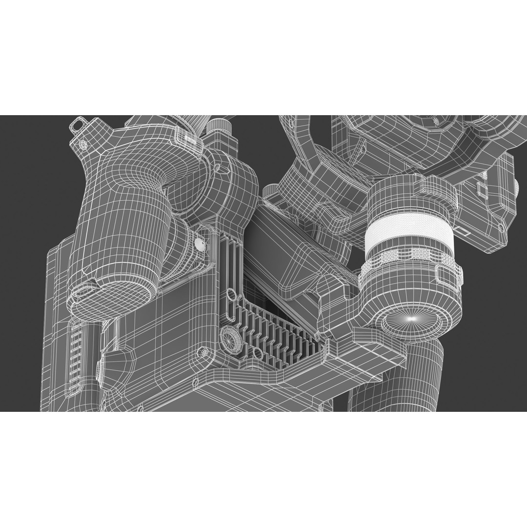 DJI Ronin 4D 8K 3D Model – High Poly Filmmaking Gimbal, FBX/OBJ