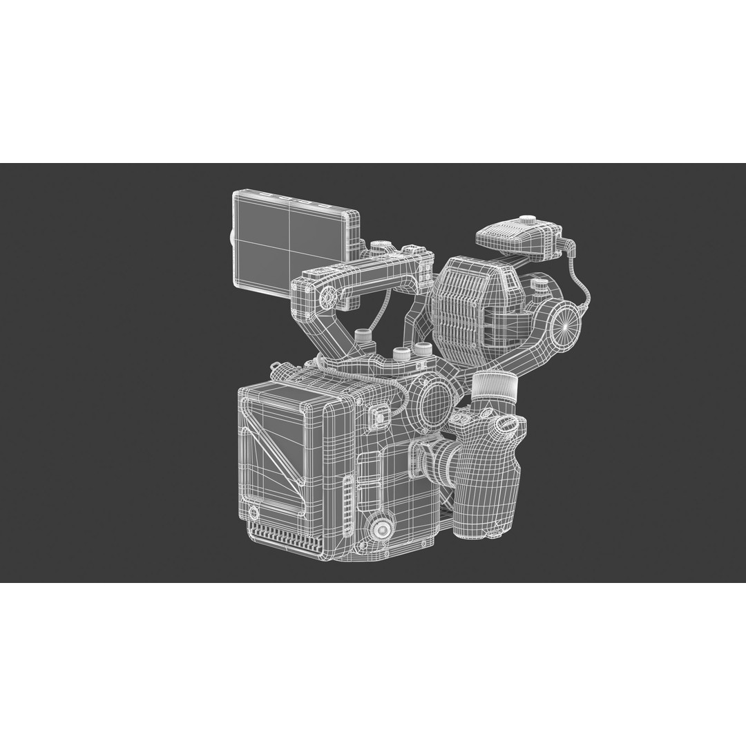 DJI Ronin 4D 8K 3D Model – High Poly Filmmaking Gimbal, FBX/OBJ - View 26