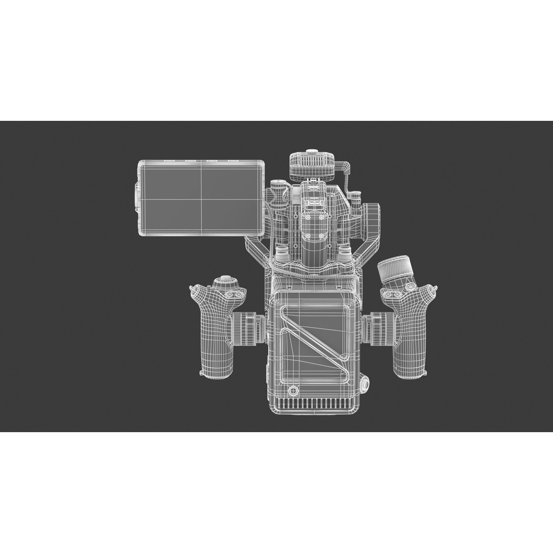 DJI Ronin 4D 8K 3D Model – High Poly Filmmaking Gimbal, FBX/OBJ - View 27