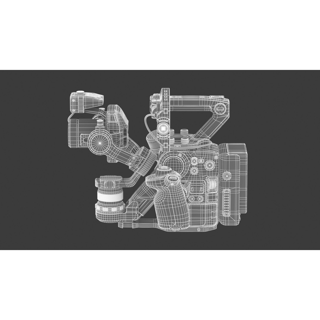 DJI Ronin 4D 8K 3D Model – High Poly Filmmaking Gimbal, FBX/OBJ - View 29
