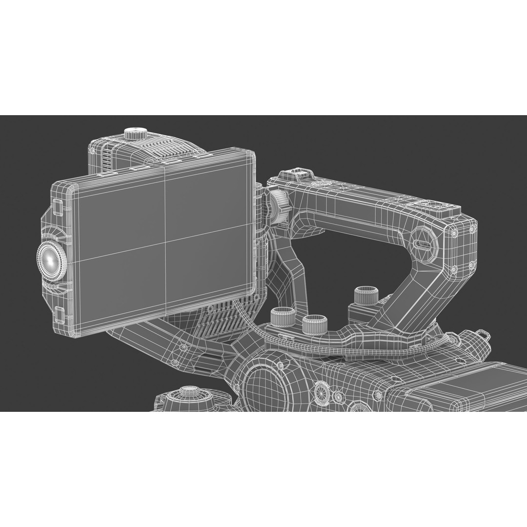 DJI Ronin 4D 8K 3D Model – High Poly Filmmaking Gimbal, FBX/OBJ - View 38