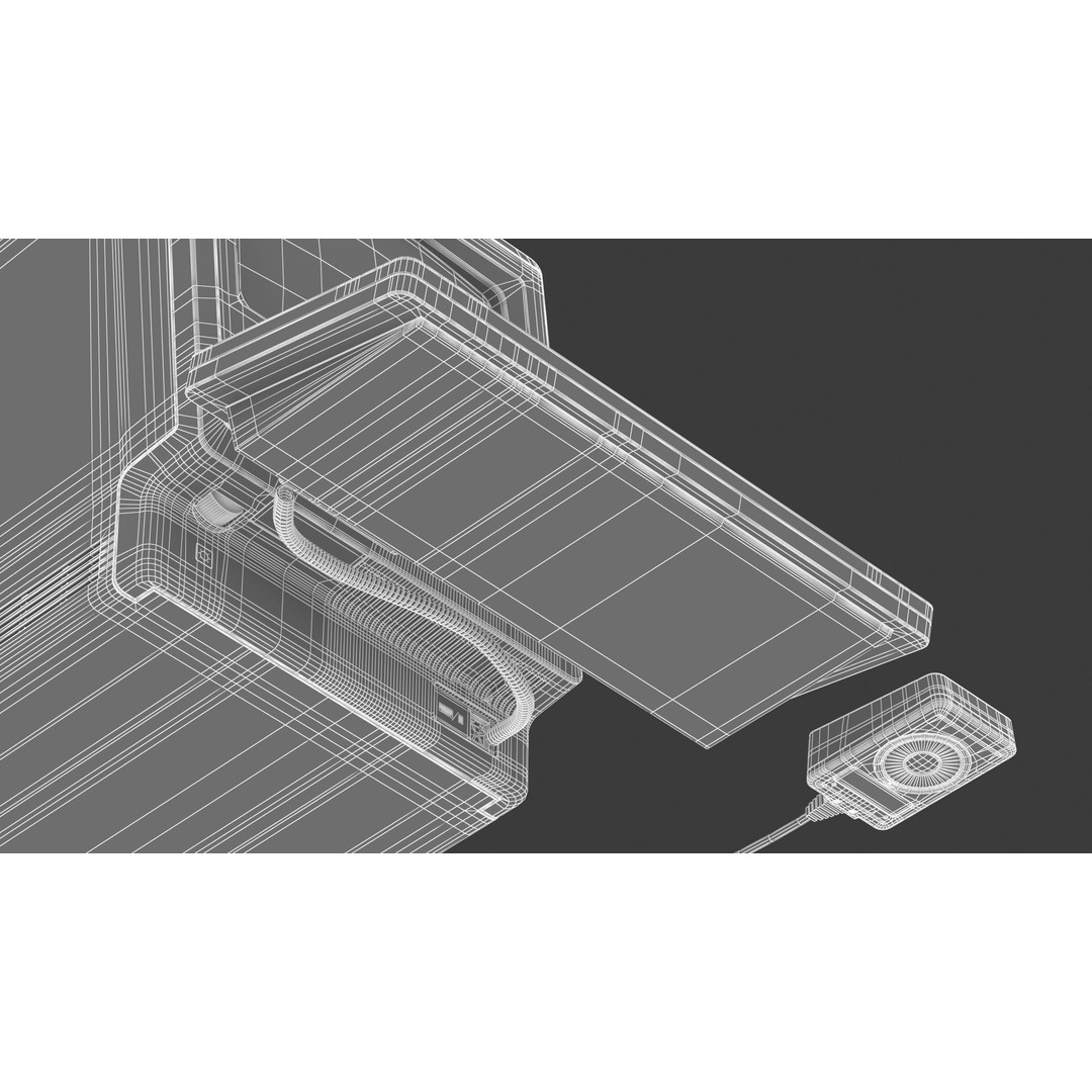 Apple Macintosh 128K 3D Model – Vintage Computer Asset, FBX/OBJ - View 39