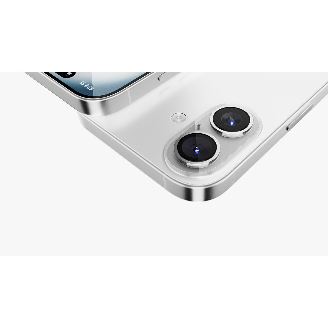 Apple iPhone 16 White 3D Model – High Poly PBR Asset, FBX, OBJ - View 12