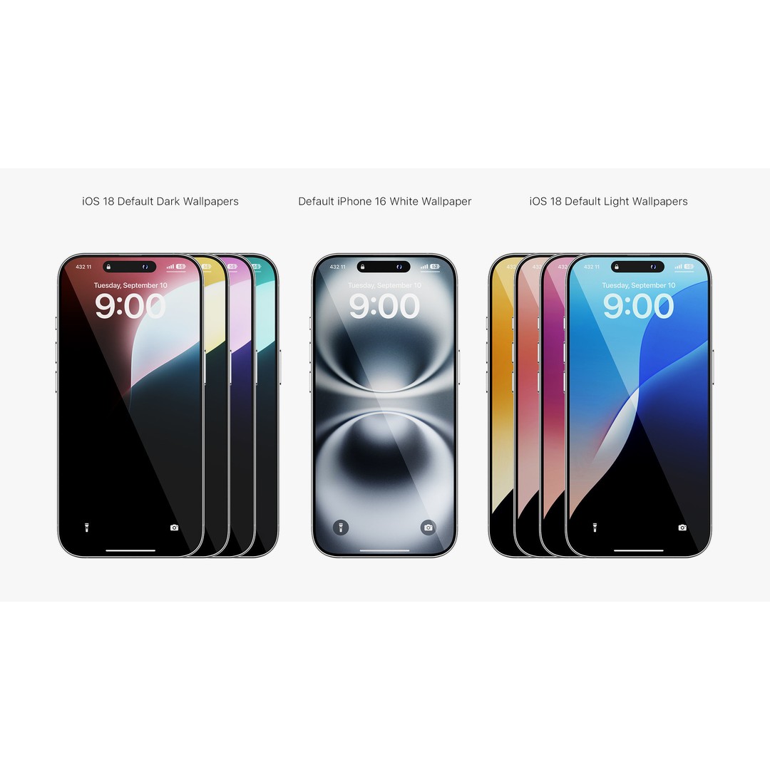 Apple iPhone 16 White 3D Model – High Poly PBR Asset, FBX, OBJ - View 3