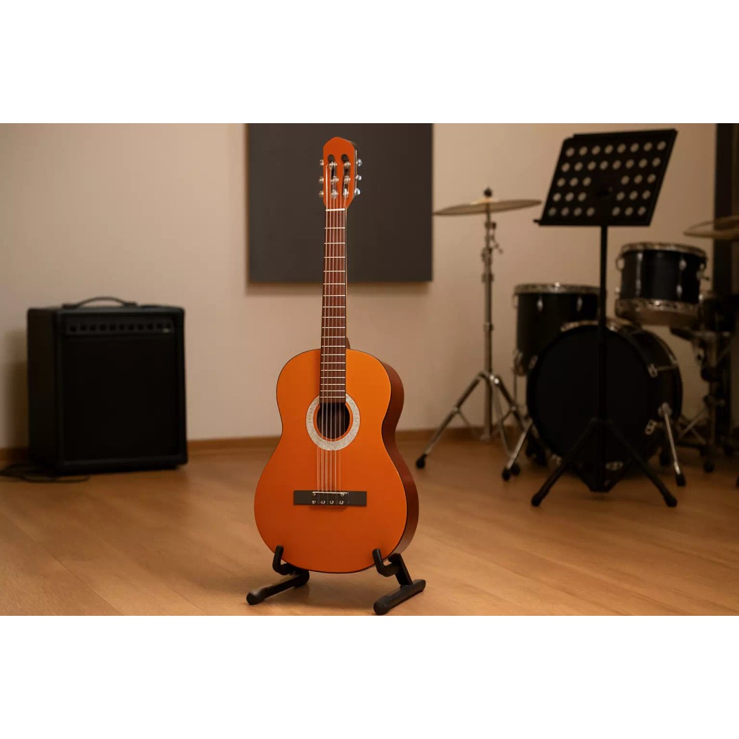 Guitar 3D Model – Low Poly Game Asset, FBX & OBJ Formats - View 4