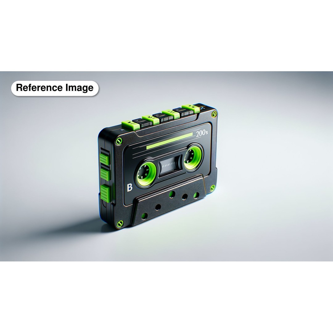 Cassette Player 3D Model – High Poly PBR Asset for Film & Games