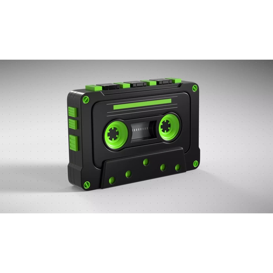 Cassette Player 3D Model – High Poly PBR Asset for Film & Games - View 2