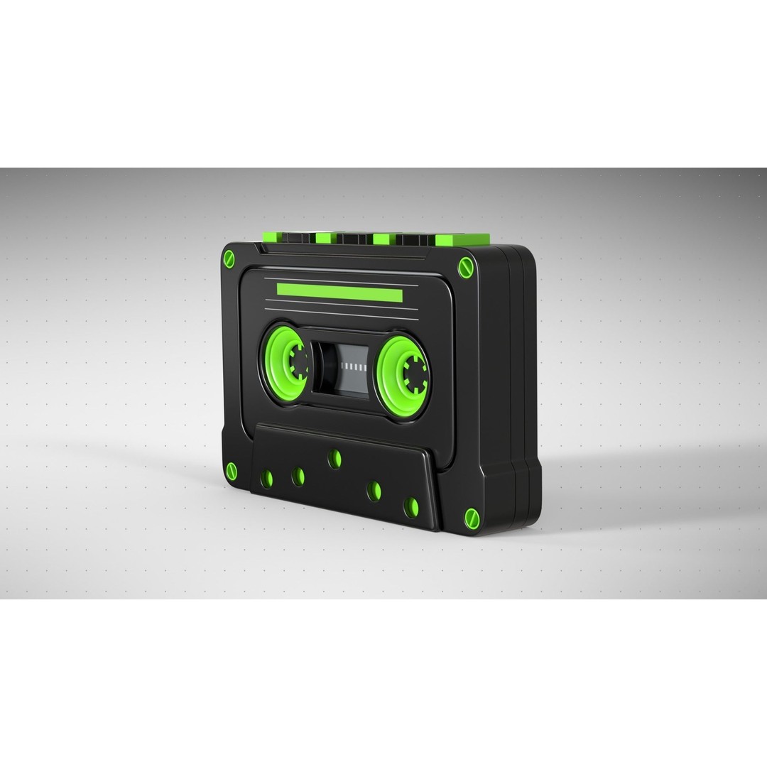 Cassette Player 3D Model – High Poly PBR Asset for Film & Games - View 3
