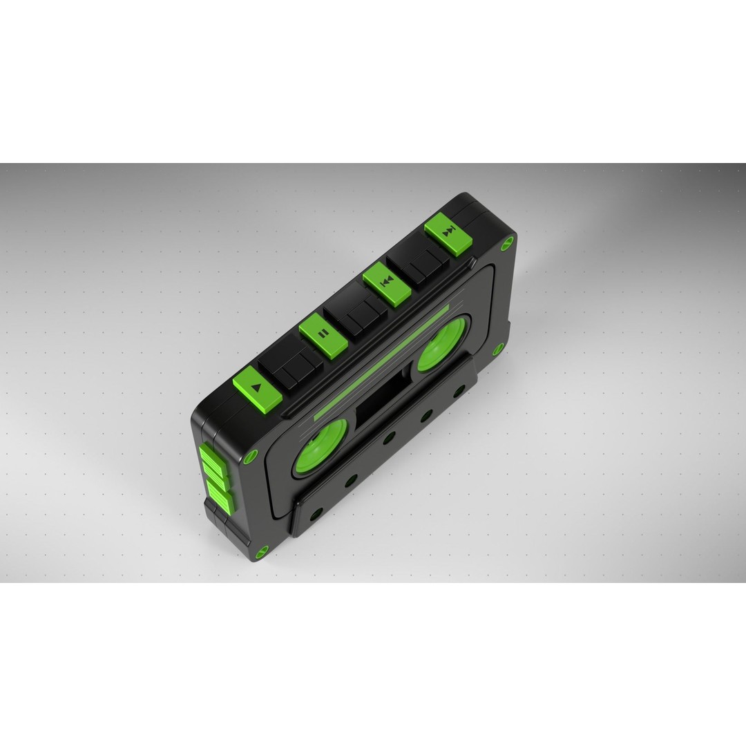 Cassette Player 3D Model – High Poly PBR Asset for Film & Games - View 5