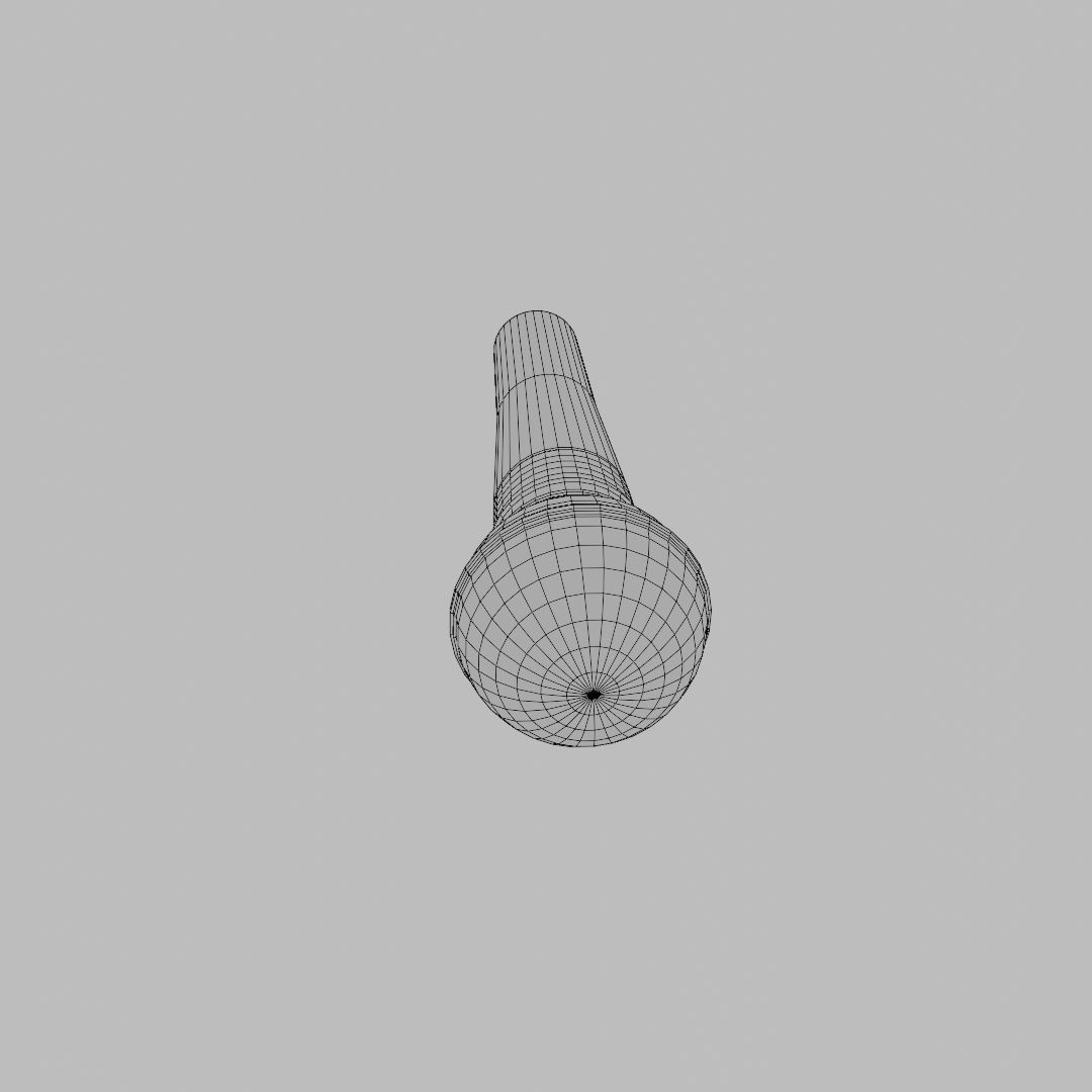 Vocal Microphone 3D Model – Low Poly PBR Asset for Audio Production - View 11