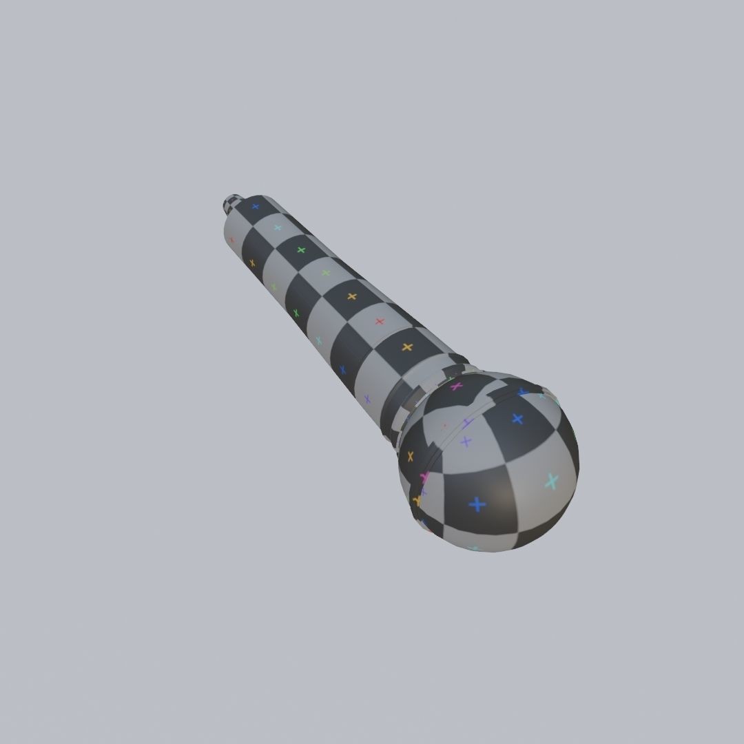 Vocal Microphone 3D Model – Low Poly PBR Asset for Audio Production - View 18